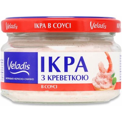 Veladis Sleďový kaviár s krevetami 160 g – Sleviste.cz