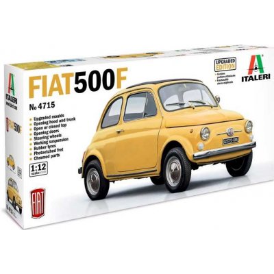 Italeri Model Kit auto 4715 FIAT 500 F 1968 upgraded edition 1:12