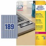 Avery Zweckform L6008-20 Velmi odolné etikety 25,4x10mm 3780 ks stříbrná – Sleviste.cz