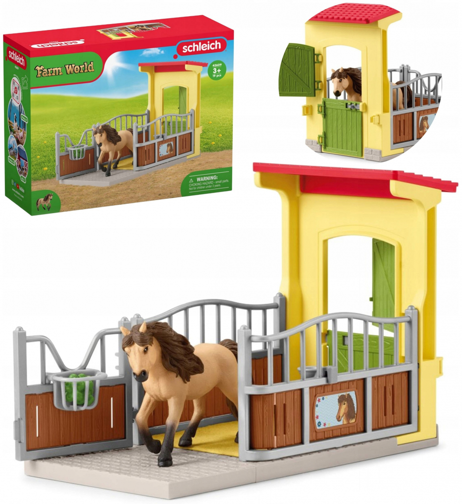 Schleich 42609 Malá stáj pro Islandského poníka