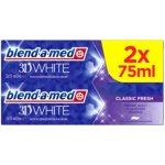 Blend-a-Med 3D White Classic Fresh 2 x 75 ml – Zboží Dáma