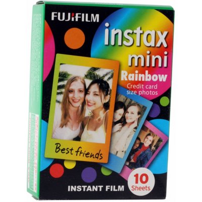 Fujifilm COLORFILM INSTAX mini 10 fotografií - RAINBOW – Zboží Živě