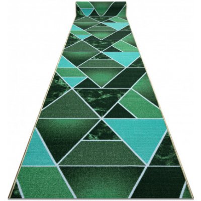 Balta TROJKATY geometrický zelený metráž 100 cm