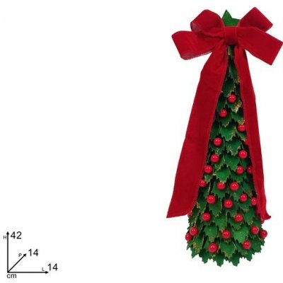 PROHOME - Stromeček 42cm cesmína bobule – Hledejceny.cz