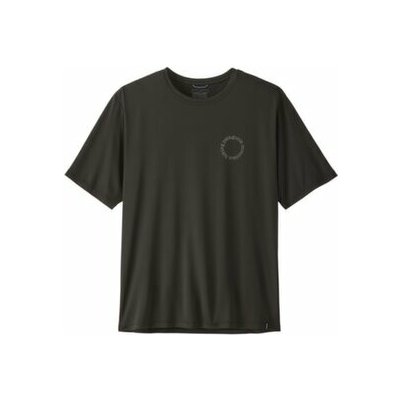 Patagonia Cap Cool Daily Shirt Spoke Stencil Men Black černá – Hledejceny.cz
