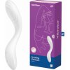 Vibrátor Satisfyer bílý Silikonový nabíjecí G bod Rrrolling Pleasure