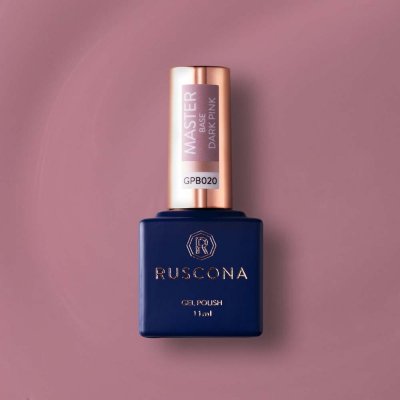 Ruscona Master Base UV gel DARK PINK 11 ml – Zboží Dáma Ruscona Master Base UV gel DARK PINK 11 ml – Zboží Dáma
