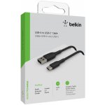 Bekin CAB002bt2MBK oplétaný USB-C - USB-A, 2m, černý – Zboží Mobilmania
