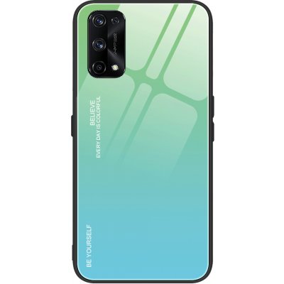 Pouzdro AC mobile Realme 7 5G - Sklenìné Zeleno - modré – Hledejceny.cz