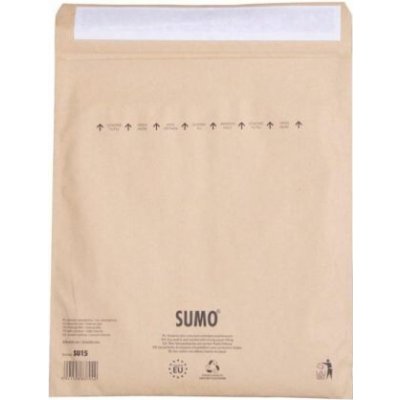 Bublinkové obálky recyklované SUMO 23,5x26,5cm hnědé – Zboží Živě