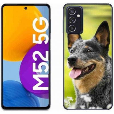Pouzdro mmCase gelové Samsung Galaxy M52 5G - australský honácký pes