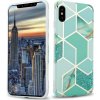 Pouzdro a kryt na mobilní telefon Apple Cadorabo Ochranné pouzdro pro Apple iPhone X / XS Case v zelené barvě TPU Pouzdro na mobil Case Cover