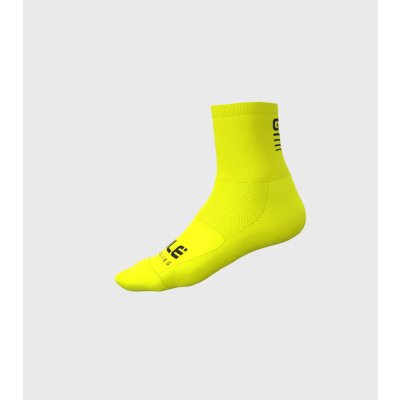 Alé Cycling Accessori letní cyklistické ponožky Strada 2.0 fluo žluté – Zboží Mobilmania