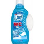 Flore WC gel gel do košíčků toalet Ocean 400 ml – Sleviste.cz