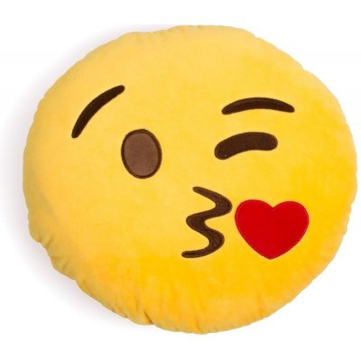 KIK Polštář smajlík Emoji I 30x30 – Hledejceny.cz