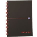 Oxford blok "black n' red" kroužková vazba A5 čtverečkovaný 70 listů – Zboží Živě