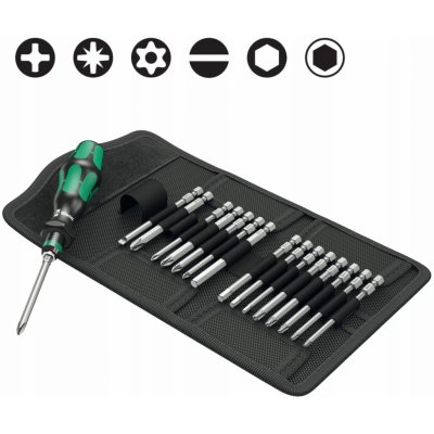 Sada bitů Kraftform Kompakt 60, 17 ks, WERA, 059295 – Sleviste.cz