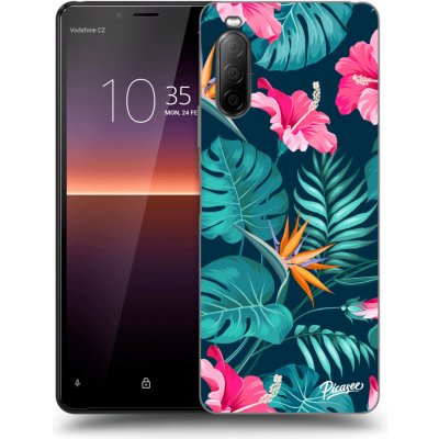 Pouzdro Picasee silikonové Sony Xperia 10 II - Pink Monstera černé – Zboží Mobilmania