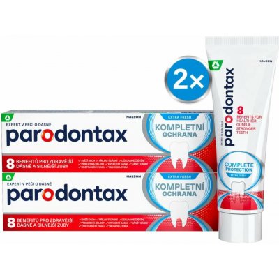 Parodontax Kompletní ochrana Extra fresh zubní pasta 2 x 75ml – Zboží Mobilmania
