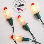 Vánoční řetěz EXIHAND SNĚHULÁK TV-12 162113, 12 žárovek, 7,7 m, teplá bílá – Hledejceny.cz