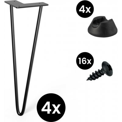 Walteco Hairpin 50527BP1 černá 4 ks – Sleviste.cz