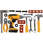 Teddies Sada nářadí s aku vrtačkou na baterie s brašnou – Zboží Mobilmania