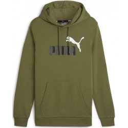 Puma ESS+ 2 COL BIG LOGO HOODIE 586765-35 green