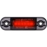 TRUCK LED Červené LED obrysové světlo 12V/24V, IP67, R10, R148, 6LED – Hledejceny.cz