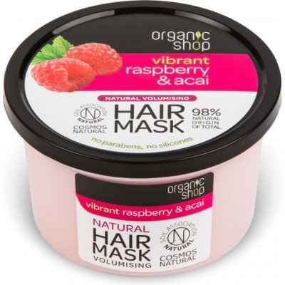 Organic Shop Objemová maska na vlasy Maliny a Acai 250 ml