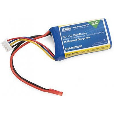 E-flite LiPo 50C JST EFLB4503SJ50 11.1 V 450 mAh – Zboží Mobilmania