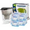 Filtrační konvice a láhev Aquaphor B100-25 Maxfor Maxtra Unimax 2,8 l červený