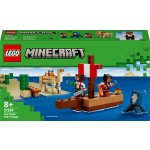 LEGO® Minecraft 21259 Plavba na pirátské lodi – Hledejceny.cz