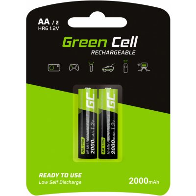 Green Cell AA 2000mAh 2ks GR06 – Zboží Mobilmania