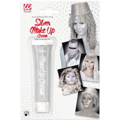 Barva na obličej stříbrná 28g – Sleviste.cz