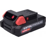 EXTOL PREMIUM 8895780 20V LiIon 2 Ah, – Zboží Dáma