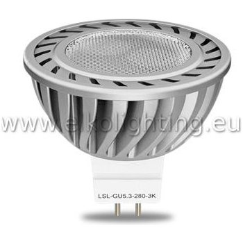 Elko EP 6197 LED žárovka LSL-GU5.3-280-3K LED Spot 12V LED žárovka Teplá bílá bodovky 35W