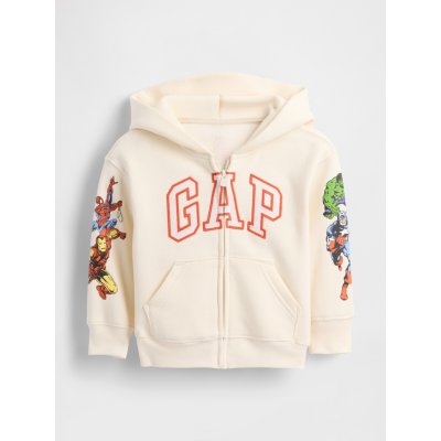 Baby mikina Gap & Marvel VintageSoft Bílá – Zboží Dáma