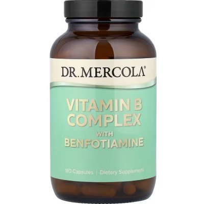 Dr. Mercola Vitamín B Complex s Benfotiaminem 180 ks – Hledejceny.cz