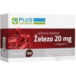 Plus Lékárna Železo 20 mg + vitamín C 100 tablet – Hledejceny.cz