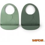 Done by Deer Peekaboo bib 2pack Elphee Green – Sleviste.cz