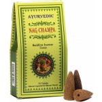 Ajurvéda Vonné kužely pro tekoucí dým Nag Champa Backflow Incense Cones 10 ks – Zbozi.Blesk.cz