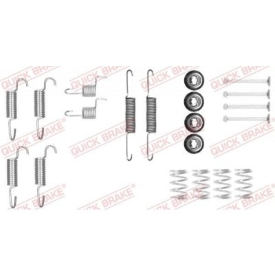 Sada příslušenství, parkovací brzdové čelisti QUICK BRAKE 105-0025