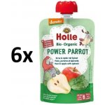 HOLLE Power Parrot Bio pyré hruška jablko špenát 6 x 100 g – Hledejceny.cz