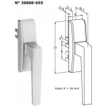 SOBINCO Sobinko klika stříbrná S30000-655 C1 – Hledejceny.cz