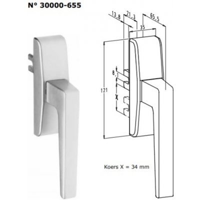 SOBINCO Sobinko klika stříbrná S30000-655 C1 – Hledejceny.cz