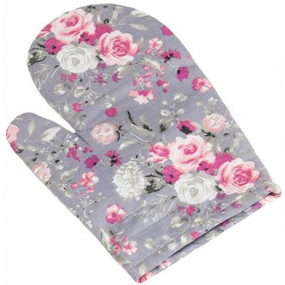 Bellatex Chňapka Adéla 28 x 18 cm 66/235 růžové květy – Sleviste.cz