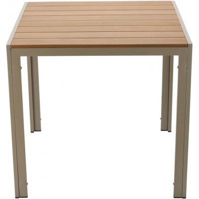 Pro-Tech shop Hliníkový zahradní stůl béžový 80x80x73cm 80527 – Hledejceny.cz