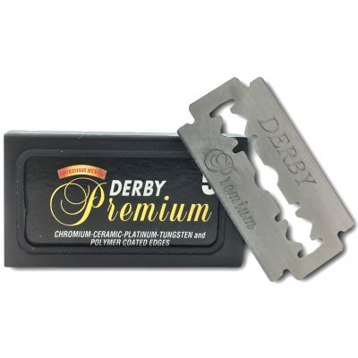 Derby Premium Double Edge žiletky 5 ks – Zboží Mobilmania