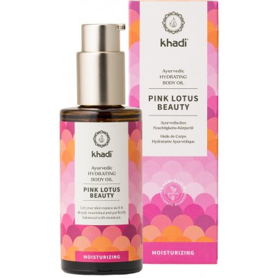 Khadi Elixír olej pro pokožku a duši RŮŽOVÝ LOTOS KRÁSA 100 ml – Zboží Mobilmania