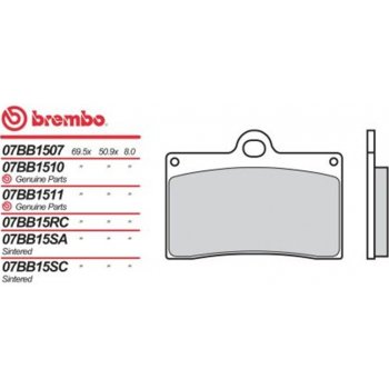 Přední brzdové destičky Brembo Honda 250 RS R 1993 - směs SC